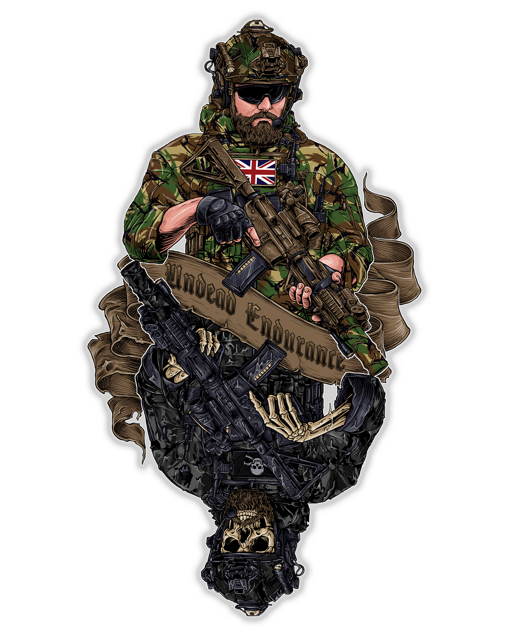 UNDEAD ENDURANCE STICKER – Arktis USA