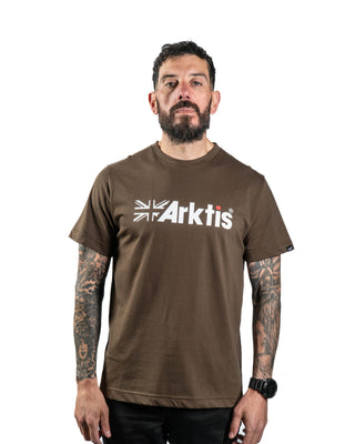 ARKTIS FLAG LOGO ATHLETIC TEE